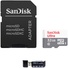 SanDisk 32GB Ultra UHS-I microSDHC Memory Card w/ SD Adapter and 4-in-1 USB 2.0 Card Reader