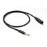 Proel XLR to TS Spiral Shield Cable (1m)