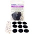 Ursa Plush Circles Lav Covers (9x Black, with 30 Stickies)