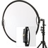 Impact Circular Collapsible Reflector with Handles (52", Silver/White)