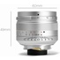 7Artisans 50mm f/1.1 Lens for Leica M (Silver)