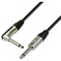 Adam Hall Instrument Cable REAN 6.3mm Jack Mono to 6.3mm Angled Jack Mono (6m)