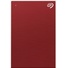 Seagate One Touch 5TB External Hard Drive with Password Protection (Red)
