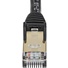 StarTech Cat6a Ethernet Cable STP (0.5m, Black)