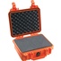 Pelican 1200 Case (Orange, With Foam)