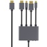 Dynamix 4-in-1 Multiport to HDMI AV Adapter with 1m HDMI Connector