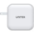 UNITEK 4-in-1 Travel Charger with USB-C Dynamic Charging up to 100W (White)