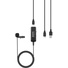 Boya BY-DM10 UC Digital Lavalier Microphone with Monitoring, USB Type-C and USB Type A Cables