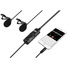 Boya BY-M1DM Dual Mic Lavalier Microphone for Cameras & Smartphones