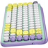 Logitech POP Keys Wireless Mechanical Keyboard w/Emoji - Daydream
