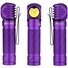 Olight Perun 2 Right Angle Rechargeable Flashlight with Head Band (Ltd. Edition Purple)