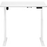 Brateck Compact Single Motor Electric Sit-Stand Desk with Desktop Included (White)