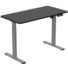 Brateck Compact Single Motor Electric Sit-Stand Desk with Desktop Included (Grey)