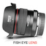 Meike 8mm f/3.5 APS-C Ultra Wide Angle Fisheye Lens for Canon EF