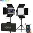 GVM 800D-RGB LED Studio 2-Video Light Kit with Softbox