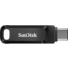 SanDisk 64GB Ultra Dual Drive Go 2-in-1 Flash Drive (Black)
