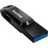 SanDisk 64GB Ultra Dual Drive Go 2-in-1 Flash Drive (Black, 150MB/s)