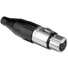 Amphenol AC Series 7 Pin XLR Cable Connector (Tin Plating, Female, Black & Silver)