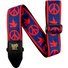 Ernie Ball Jacquard Guitar Strap - Red and Blue Peace Love Dove