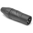 Amphenol AX Series XLR Cable Connector (Male, 3 Pin, Black)
