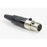 Amphenol G Series Mini XLR Cable Connector (Female, 6 Pin)