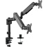 Brateck LDT48-C024 17"-32" Pole-Mounted Gas Spring Dual Monitor Desk Mount