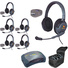 Eartec UPMX4GD6 UltraPAK 6-Person HUB Intercom System with Max4G Double Headset