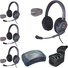 Eartec UPMX4GD5 UltraPAK 4-Person HUB Intercom System with Max4G Double Headset