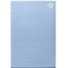 Seagate One Touch STKY1000402 1 TB Portable Hard Drive - External - Light Blue