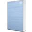 Seagate One Touch STKY1000402 1 TB Portable Hard Drive - External - Light Blue
