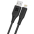 Promate PowerLink Ai USB-A to Lightning Cable (1.2m, Black)