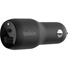 Belkin Boost Charge 37W USB Type-A Car Charger with Quick Charge 3.0