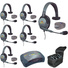Eartec UPMX4GS6 UltraPAK 6-Person HUB Intercom System with Max4G Single Headset