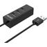 UNITEK USB-A 2.0 4-Port High Speed Hub with Data Transfer