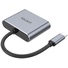 UNITEK USB-C to HDMI 2.0 & VGA Adapter with MST Dual Monitor