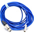 Kondor Blue Mini-XLR Male to XLR Female Audio Cable for Canon C70 & BMPCC 6K/4K (Blue, 7.6m)