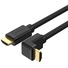 UNITEK 2M 4K HDMI 2.0 Right Angle Cable with 90 Degree Elbow