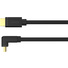 UNITEK 2M 4K HDMI 2.0 Right Angle Cable with 90 Degree Elbow