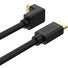 UNITEK 2M 4K HDMI 2.0 Right Angle Cable with 90 Degree Elbow