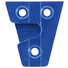 FXLion V-Lock Mount - Blue Metal
