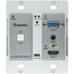 Gefen 4K Multi-Format 2x1 HDBaseT Wall Plate Sender with Scaler, Auto-Switching, and PoH