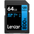 Lexar High-Performance 800x SDHC/SDXC UHS-I Card BLUE Series (64GB)