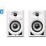 Pioneer DJ DM-40BT Bluetooth - 21W 4" Two-Way Active Monitor (Pair, White)