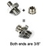 SmallRig 1610 1/4" to 3/8" Screw Adapter (5 pcs)