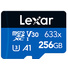 Lexar 256GB High-Performance 633x UHS-I microSDXC Memory Card with SD Adapter