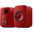 KEF LSX II Wireless Mini Monitor Speaker Pair (Red)