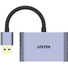 UNITEK USB-A to HDMI 2.0 & VGA Adapter with Dual Monitor Support