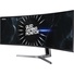 Samsung CRG90 Ultra-Wide Curved Monitor, 32:9 DUAL-QHD, QLED, HDR, 120HZ, Freesync, HDMI/DP (49")