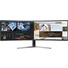 Samsung CRG90 Ultra-Wide Curved Monitor, 32:9 DUAL-QHD, QLED, HDR, 120HZ, Freesync, HDMI/DP (49")