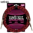 Ernie Ball 3m Braided Straight Straight Instrument Cable (Red Black)